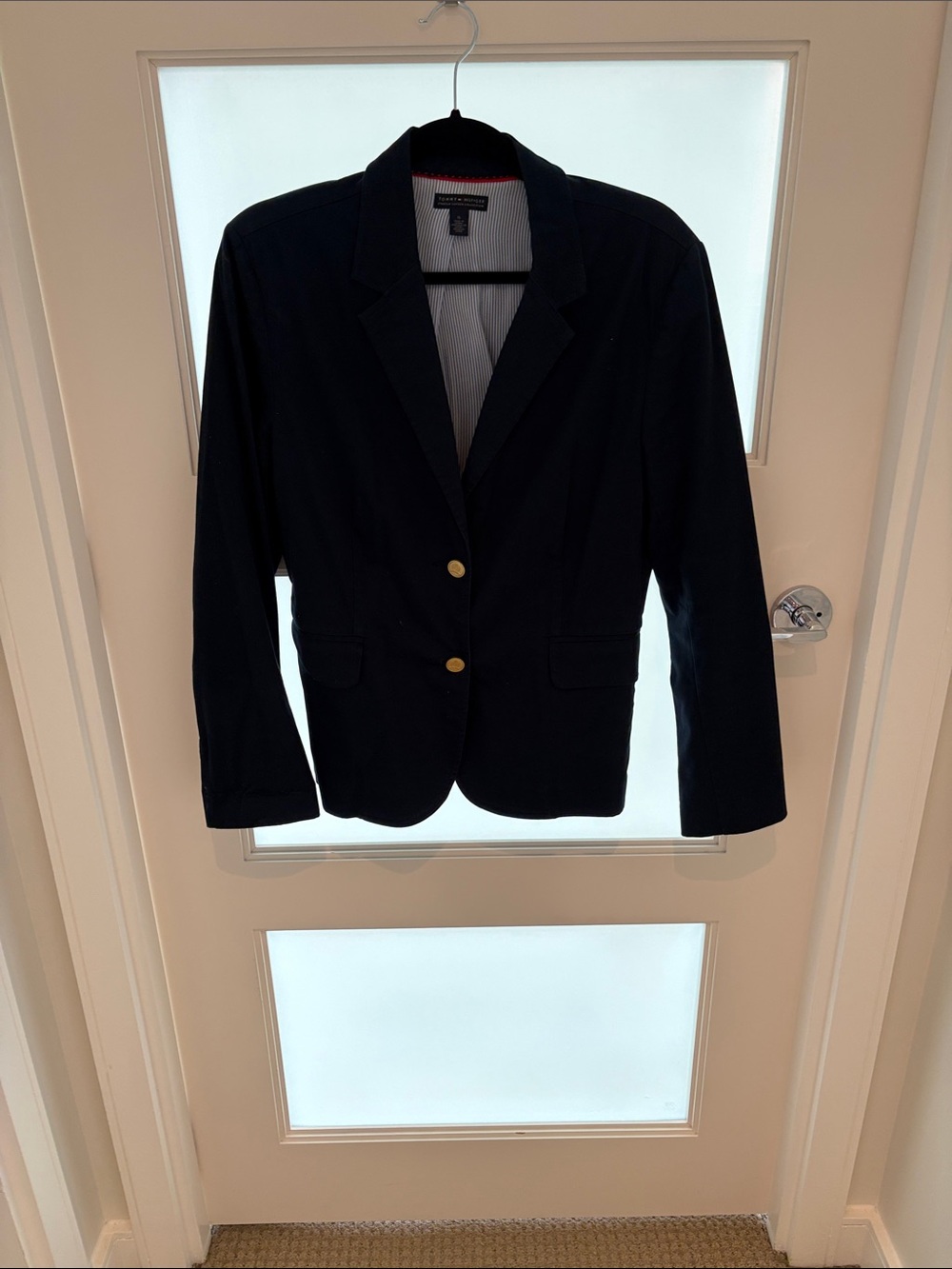 Tommy Hilfiger Navy Blazer with Gold Buttons